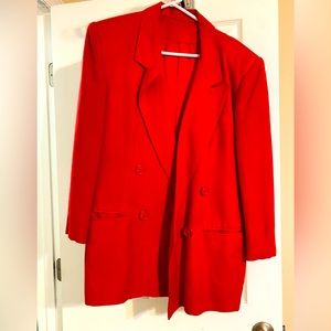 Ladies breasted blazer jacket top